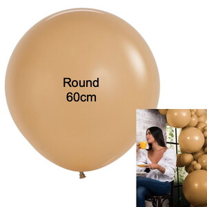 Latte 60cm Balloons (pk3)
