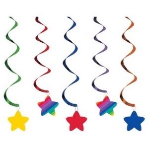 Rainbow Stars Dizzy Danglers - pk5