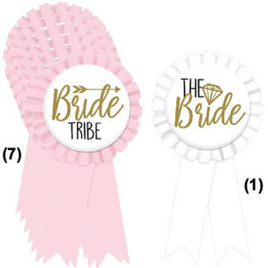 Bride & Tribe Award Ribbons - pk8