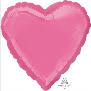 Rose Pink Heart Balloon (45cm)