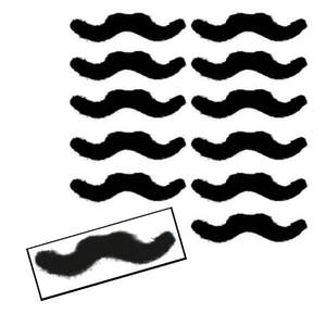 Black Moustaches - pk12