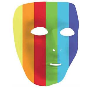 Rainbow Full Face Mask