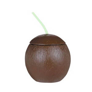 Coconut Cup with Straw (532ml)