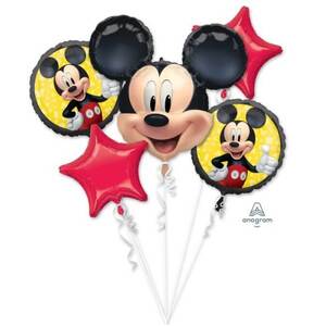 Mickey Balloon Bouquet (flat) - pk5