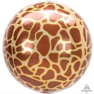 Giraffe Print Orbz Balloon (40cm)