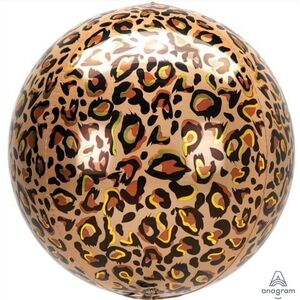 Leopard Print Orbz Balloon (40cm)
