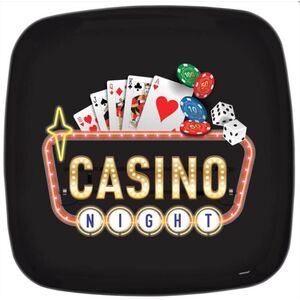 Plastic Casino Platter (34cm)