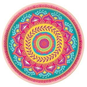 Diwali Melamine Platter (34cm)
