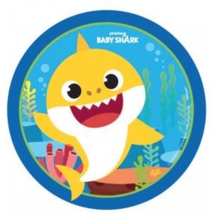 Baby Shark Snack Plates - pk8