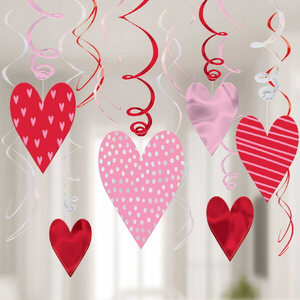 Valentines Day Swirls (pk12)