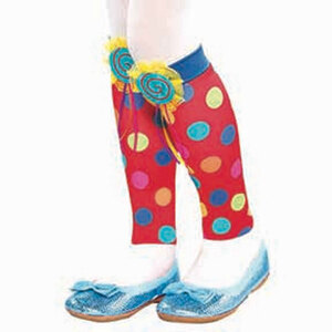 Child Lollipop Fairy Clown Leg Warmers - Pair