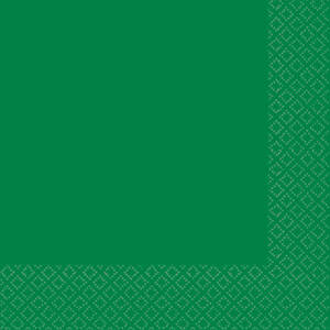 Large Festive Green Napkins (pk40)