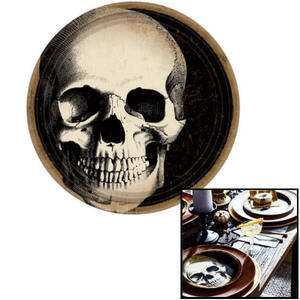 Boneyard Skull Large Plates - pk8