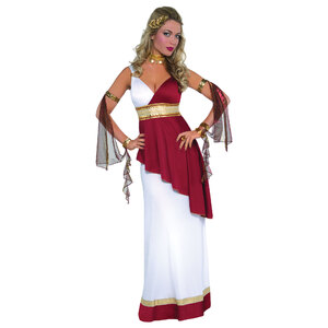 Roman Goddess Costume - Adult Size 8-10