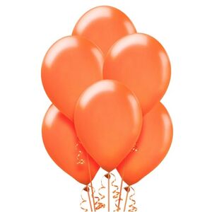 Orange Pearl Balloons (30cm) - pk15