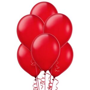 Red Pearl Balloons (30cm) - pk15