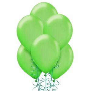 Lime Green Pearl Balloons (30cm) - pk15