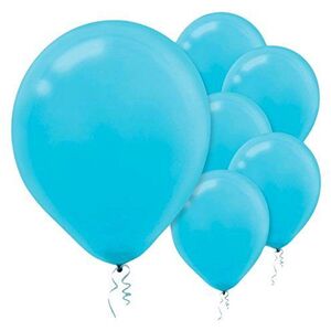 Caribbean Blue Small 12cm Balloons - pk50