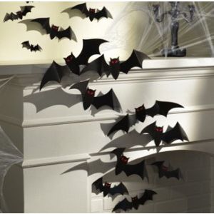 3D Cemetery Bats Cut-outs - pk30