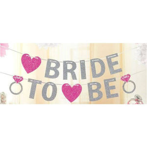 Bride To Be Letter Banner