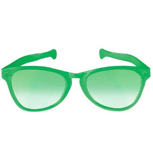 Green Jumbo Fun Glasses
