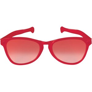 Red Jumbo Fun Glasses