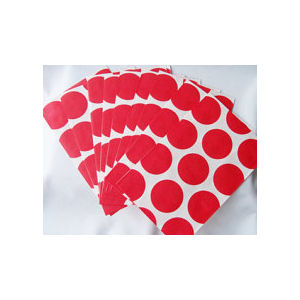 Red Polka Dot Paper Bags - pk10
