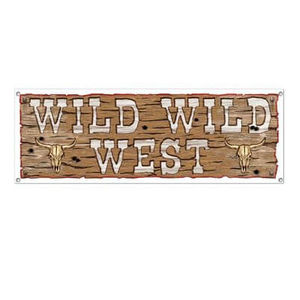 Giant Wild Wild West Banner