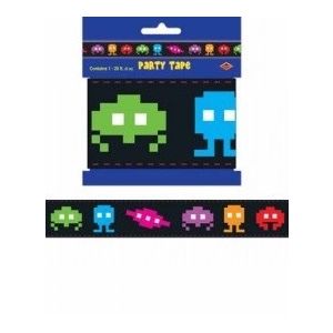 80's Video Game Icons Party Tape