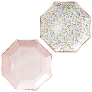 Ditsy Floral Plates - pk8
