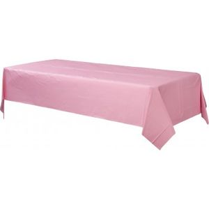 Pink Plastic Tablecloth