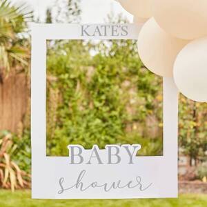 Baby Shower Photo Frame Prop (Add Name)