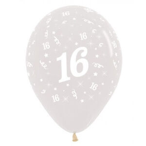 Crystal Clear 16 Balloons - pk25