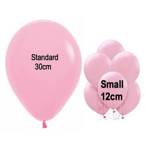 Fashion Pink Small 12cm Balloons - pk50