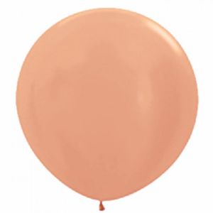 Rose Gold 90cm Jumbo Balloons - pk2