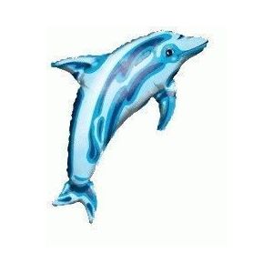 Blue Dolphin Balloon 