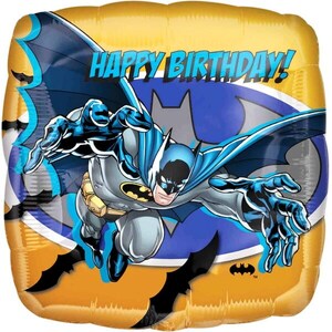 ! Birthday Batman Balloon (45cm)