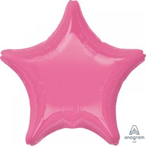 Rose Pink Star 45cm Foil Balloon