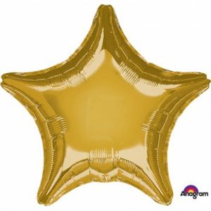 Gold Star Foil Balloon (45cm)