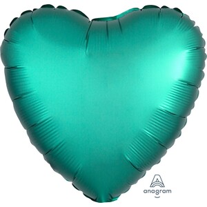 Jade Heart Satin Balloon (45cm)