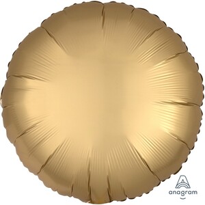 Gold Round Satin Balloon (45cm)