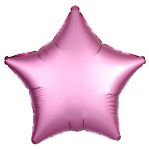 Pink Star Satin Balloon (45cm)